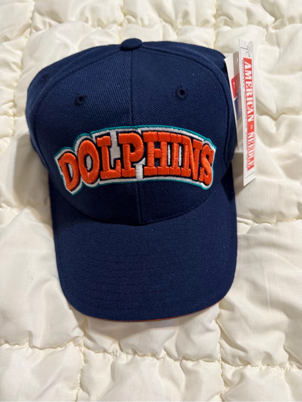 MLB Navy Dolphins Embroidered Baseball Cap
